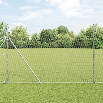 Afbeelding van vidaXL Hexagonaal Hek 1.6x100 m Gegalvaniseerd Staal
