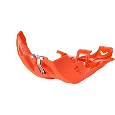 Afbeelding van Skidplate Met Linkbeschermer KTM EXC F250 F350 2016 2019 SXF250 SXF350 2018 Rood