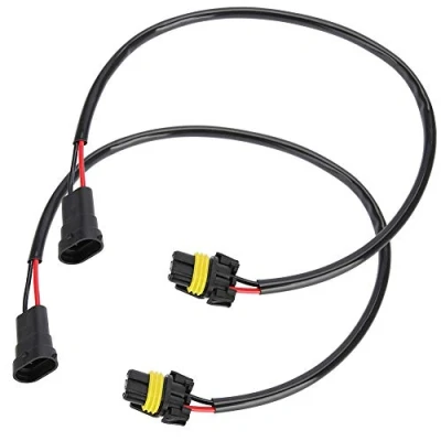 Afbeelding van EBTOOLS 2 stuks H11 9006 adapter voor mistlampen, kabelstekkers, verlenging koplampen of ABS