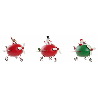 Afbeelding van Kerstversiering DKD Home Decor Metaal Rendier (19 x 14 13 cm) (3 pcs)