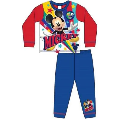 Afbeelding van Mickey Mouse pyjama rood met blauw pyama maat 92