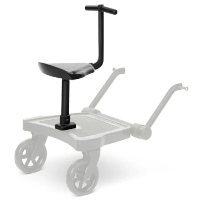 Afbeelding van ABC DESIGN Zitje voor meerijdplank Kiddie Ride On 2 zwart 2020