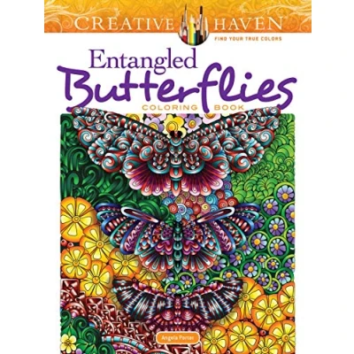 Afbeelding van Creative Haven Entangled Butterflies Coloring Book
