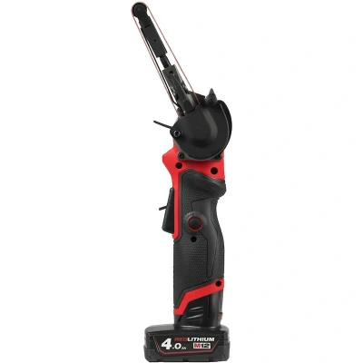 Afbeelding van Milwaukee M12 FBFL10 402B FUEL bandvijl 10 mm set (2x 4,0Ah accu) in tas