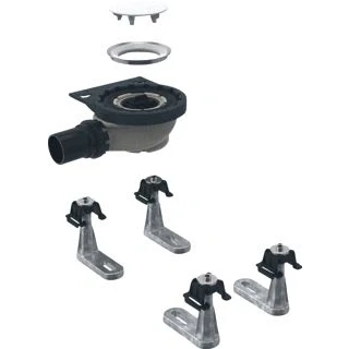 Afbeelding van Geberit ruwbouwset doucheplaat setaplano waterslot 50 mm 6 poten d50mm 154 013 00 1