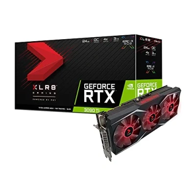 Afbeelding van PNY GeForce RTX 3090 Ti 24GB GDDR6X XLR8 Gaming EPIC X RGB™ UPRISING Triple Fan Graphic Card Overclocked Edition,zwart