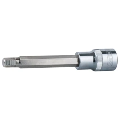 Afbeelding van KS Tools, Dopsleutel + dopmoer, 3/8&quot; CHROMEplus bitmof (4 mm)