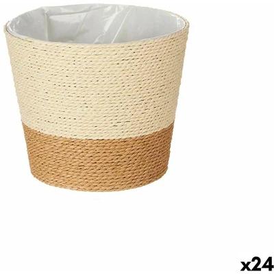 Afbeelding van Grondlegger Bruin Touw Plastic 19,5 x 17,5 cm (24 Stuks)
