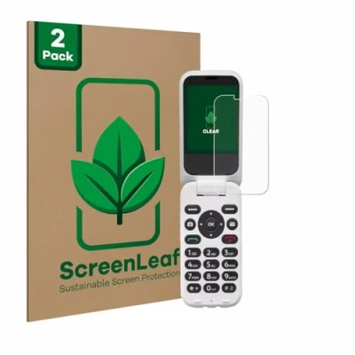 Afbeelding van ScreenLeaf Screenprotector voor Doro 6880 Duurzame schermbescherming Folie Beschermfolie transparant (2 Stuks)