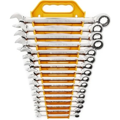 Afbeelding van GearWrench 9416 72 tanden 12 Pt. Ratcheting Combinatiesleutel Set, 16 st.