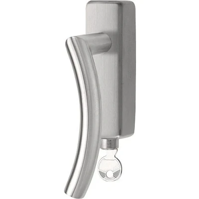 Afbeelding van Formani Draaikiepgarnituur BASICS LB4 DKLOCK O afsluitbaar linksdraaiend mat RVS