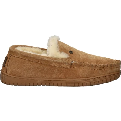 Afbeelding van Pantoffel Warmbat Men Grizzly Suede Cognac Schoenmaat 40