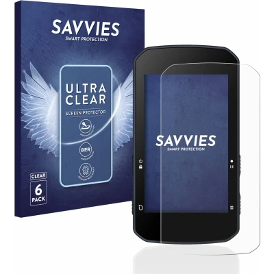 Afbeelding van Savvies (6 Stuks) Schermbeschermer voor Bryton Rider 750 Screen Protector Ultra Transparant