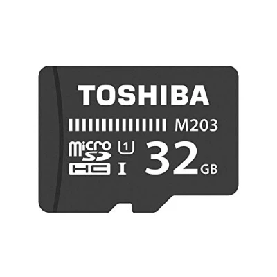 Afbeelding van Toshiba M203 geheugenkaart microSDHC 32GB zwart