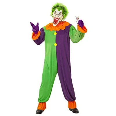 Afbeelding van Monster &amp; Griezel kostuum Evil Joker Jose Man Medium Carnaval Verkleedkleding