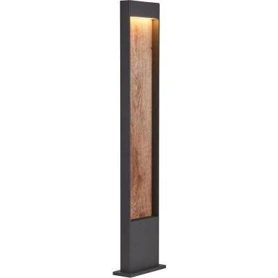 Afbeelding van Slv flatt pole 100 outdoor led staand armatuur 3000k ip65 antraciet bruin 1002959