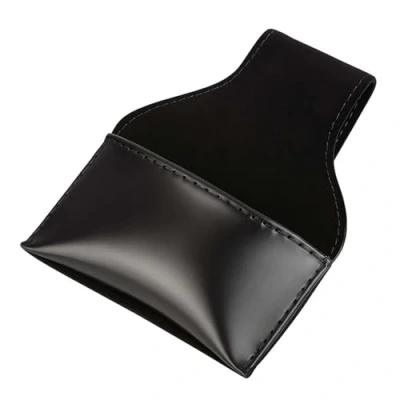 Afbeelding van Portable Biljart Krijt Houder Snooker Tas PU Pouch Accessoire Zwart