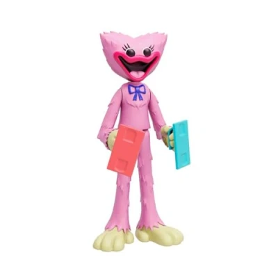Afbeelding van Bizak Poppy Playtime Kissy Missy beweegbaar actiefiguur, 13 cm, met accessoires zoals in het videospel, verschillende figuren om te verzamelen, vanaf 6 jaar (64237702)