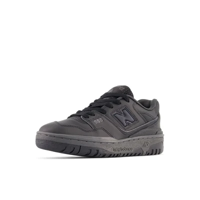 Afbeelding van New Balance 550 Unisex Sneakers laag voor kinderen, Maat: 35.5, Black Leer/ synthetisch
