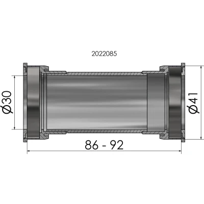 Afbeelding van Elvedes Bottom bracket Pressfit bb86/92 41mm for 30mm