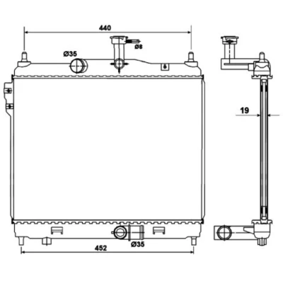 Afbeelding van Radiateur NRF 53169