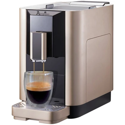 Afbeelding van Acopino Venezia champagne, Volautomatische koffiemachine, Beige