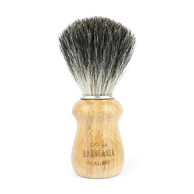 Afbeelding van Antiga Barbearia de Bairro scheerkwast dassenhaar Eikenhout