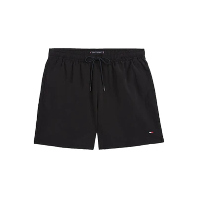 Afbeelding van Tommy Hilfiger Essential MID Length SWIM Zwemshorts, Heren, Maat: XXL, Black