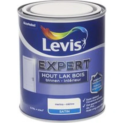 Afbeelding van Levis Expert Lak Binnen Satin Merino 0.75L