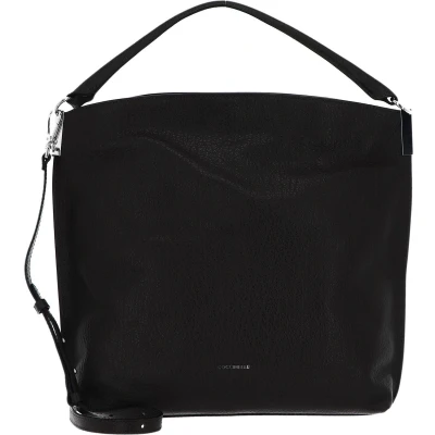 Afbeelding van COCCINELLE Leren Schoudertas Estelle Elephant Shoulder Bag Bark Donkerbruin