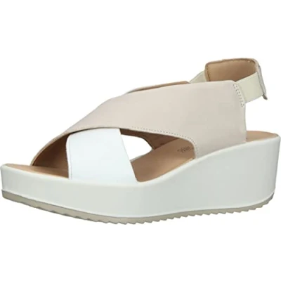 Afbeelding van IGI&amp;CO Donna Candy sandalen met sleehak, Crème 72, 37 EU
