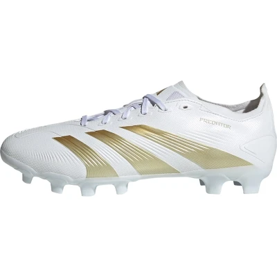 Afbeelding van adidas Performance Predator League Multiground Voetbalschoenen met kunststof noppen, Heren, Maat: 41 1/3, Footwear white/gold metallic