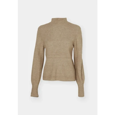 Afbeelding van Vero Moda Vmpippa Highneck Trui Silver mink, Dames, Maat: XS, mink