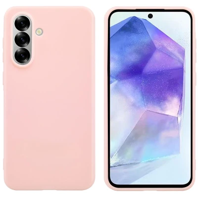 Afbeelding van Samsung Galaxy A36 Hoesje Siliconen en TPU (zacht) imoshion Softcase/Backcover Roze Telefoonhoesje