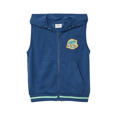 Afbeelding van s.Oliver MIT Kapuze UND Stickerei Bodywarmer voor kinderen, Maat: 104/110, Dunkelblau
