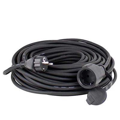 Afbeelding van AS Schwabe 60315 Stroom Verlengkabel 16 A Zwart 15.00 m H05RR F 3G 1,5 mm²
