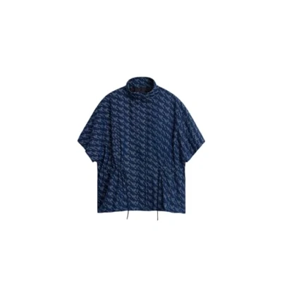 Afbeelding van Desigual Pattern Poncho, Dames, Maat: One Size, Dark blue