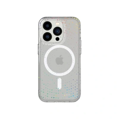 Afbeelding van tech21 iPhone 14 Pro Evo Sparkle compatibel met MagSafe glinsterende en krasbestendige telefoonhoes 3,7 m multi drop bescherming