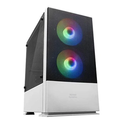 Afbeelding van Mars Gaming MCZW, Premium Compact PC Case, MicroATX, Paneel+Front Mesh, Wit