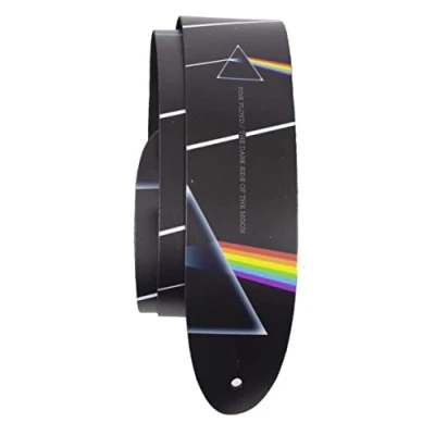 Afbeelding van Perri&#039;s Leathers Ltd. Gitaarband Direct naar leer Officiële licentie PINK FLOYD Verstelbaar Voor Akoestische/Bas/Elektrische Gitaren Gemaakt in Canada (DTL25PF 11000)