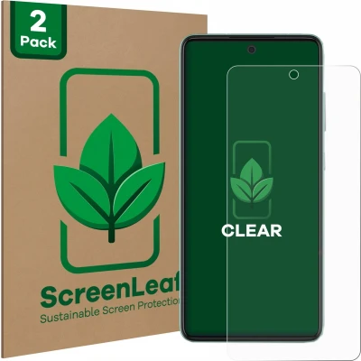 Afbeelding van ScreenLeaf Screenprotector voor Samsung Galaxy A52 / 5G Duurzame schermbescherming Folie Beschermfolie transparant (2 Stuks)