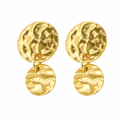 Afbeelding van Oorbellen Goudkleurig muntjes Charme Bijoux