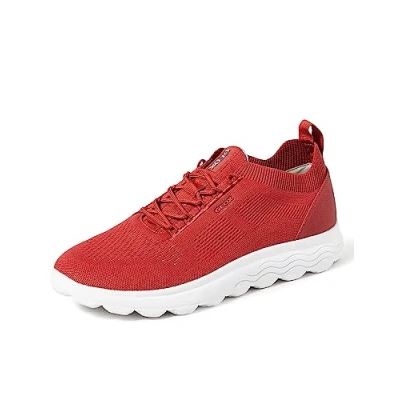 Afbeelding van Geox Spherica Sneakers laag, Heren, Maat: 44, Rot Leer