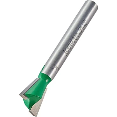 Afbeelding van Trend CraftPro zwaluwstaart freesbit, 1/4 inch schacht, 12,7 mm snijdiameter en 104 graden spoor, wolfraamcarbide getipt, C041AX1/4TC