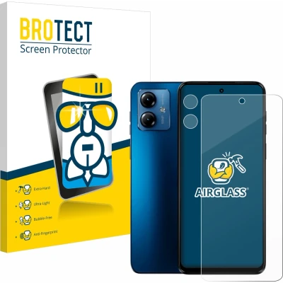 Afbeelding van BROTECT Screenprotector voor Motorola Moto G14 (Voor+Camera) Folie Beschermfolie Beschermglas transparant