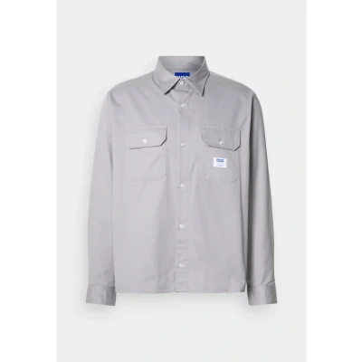 Afbeelding van HUGO Ekynone Overhemd, Heren, Maat: Large, Open grey