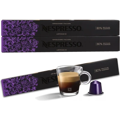 Afbeelding van Koffie met smaakcapsules Koffiecapsule ISPIRAZIONE FIRENZE ARPEGGIO NESPRESSO