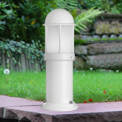 Afbeelding van LCD Sokkellamp Marco van aluminium, wit
