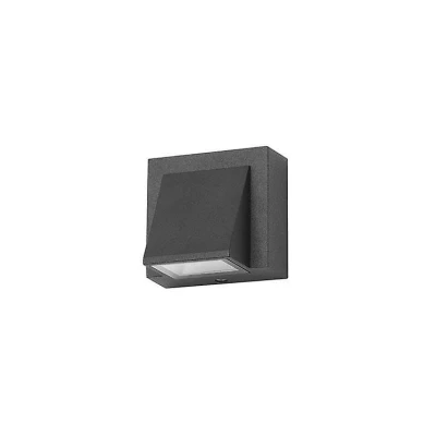 Afbeelding van Leds C4, Wandlamp + plafondlamp, LED wandarmatuur LOYD 3,4W 3000K 96lm sw Konv IP54 62x75x79mm (3000 lm)