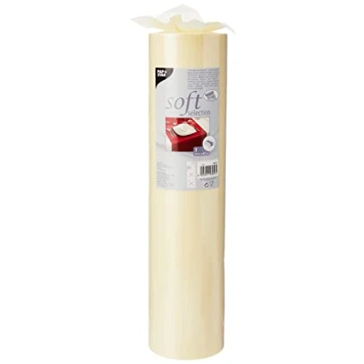 Afbeelding van &#039;Tisch Deko Tafel Paths, Non Woven &quot;Soft Selection Vergelijkbaar met de stof 24 MX 40 cm Cream in Roll